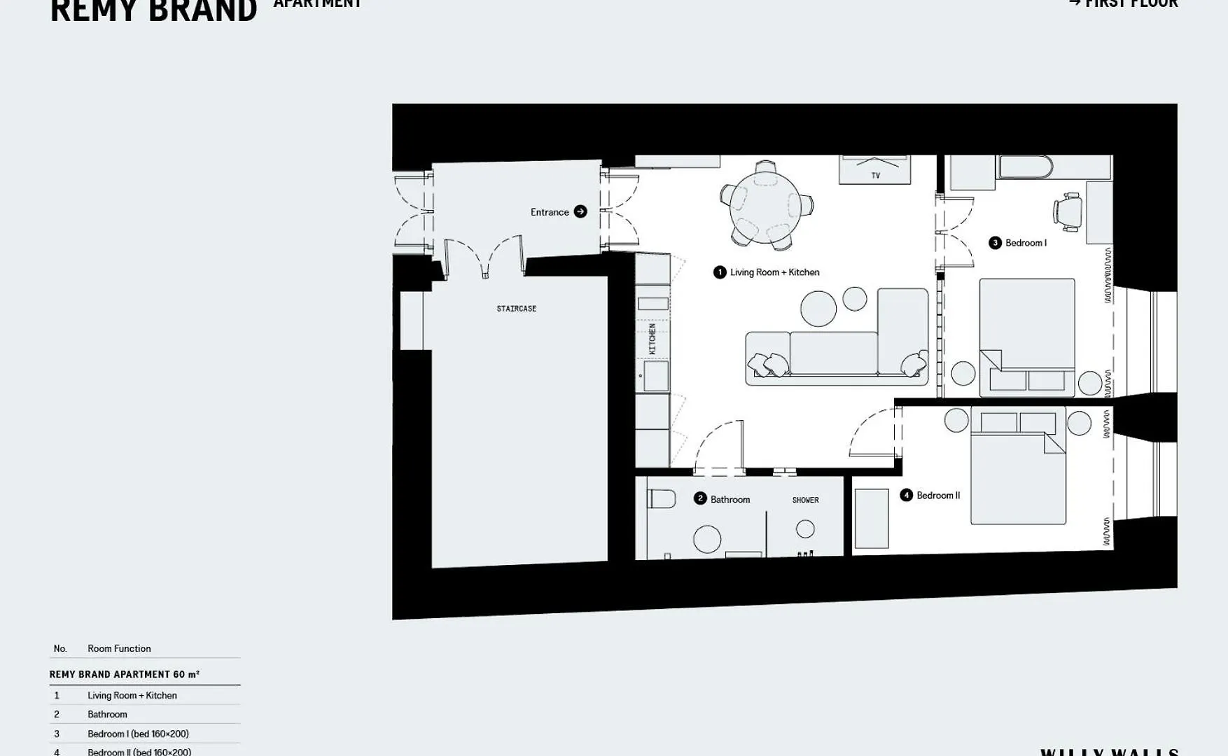 Remybrand - Oldtown By Willywalls Krakow Apartment